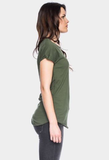Picture of Organic cotton T-shirt Anju, olive
