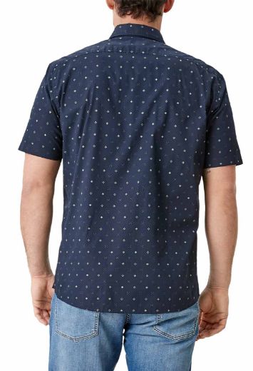 Picture of s.Oliver Tall Short Sleeve Shirt with Minimal Print