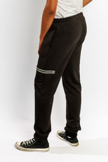Picture of Jogging Trousers with Cuffs, black