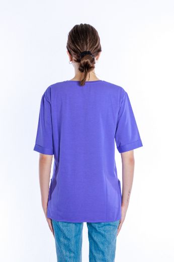 Image de T-Shirt Long, violet
