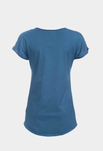Image de T-shirt en coton biologique Anju, bleu stellaire
