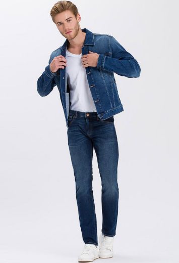 Image de Tall Cross Jeans Damien Slim Fit L36 & L38 Inch, stone blue