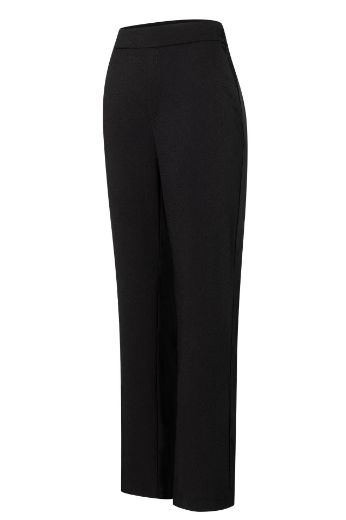 Picture of Tall MAC Chiara Floating Crepe Trousers L36 inch, black