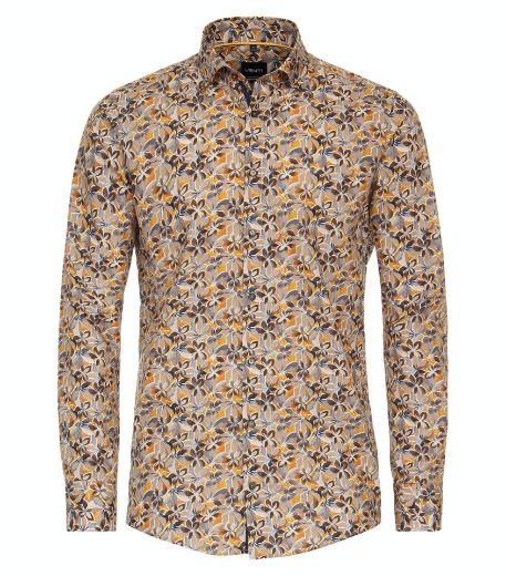 Picture of Tall Men's Shirt Slim Fit 72 cm Sleeves, floral print